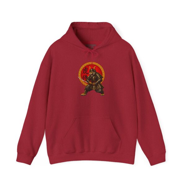 11083502881189302020_2048.jpeg Tiger Samurai Hoodie — Streetwear Warrior with 勇 Emblem