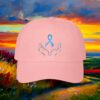 13362548586776486563_2048_custom.jpeg Prostate Cancer Support Dad Cap — Blue Ribbon 'Helping Hands' Embroidered Hat