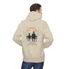 Friendship As Old As Time Hoodie — Vintage Sunset Bench Friends Pullover