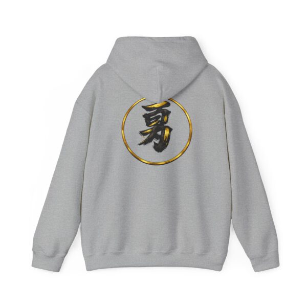 3838607433746276402_2048.jpeg Tiger Samurai Hoodie — Streetwear Warrior with 勇 Emblem