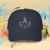 951284867889021204_2048_custom.jpeg Lavender Cancer Awareness Embroidered Dad Cap