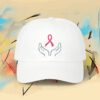 18242403522677425975_2048_custom.jpeg Breast Cancer Awareness Pink Ribbon Dad Cap — Embroidered Support Hat