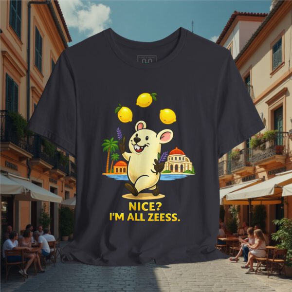 72685178229747939_v2_2048_custom.jpeg Europe Tourister – Nice Citrus Shirt | French Lemon Humor Tee — “I’m All Zeess”